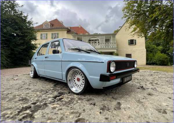1:18 VW Golf 1 CL "Lightblue" 1983 MBTC TUNING inkl. OVP